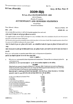 Auditing - Audit Notes Of B. Com - Auditing-B 3rd Year Unit I ...