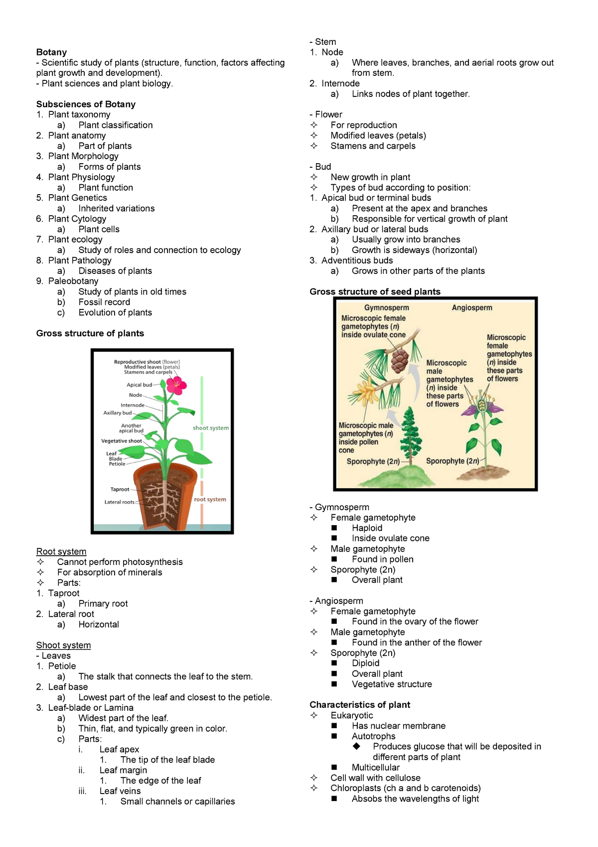 extended essay biology plants