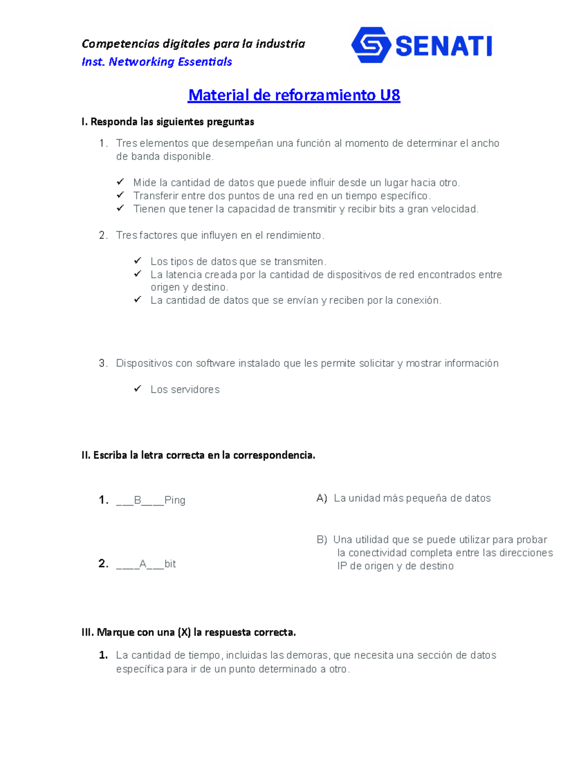 SINU Material de reforzamiento U8 - Competencias digitales para la ...