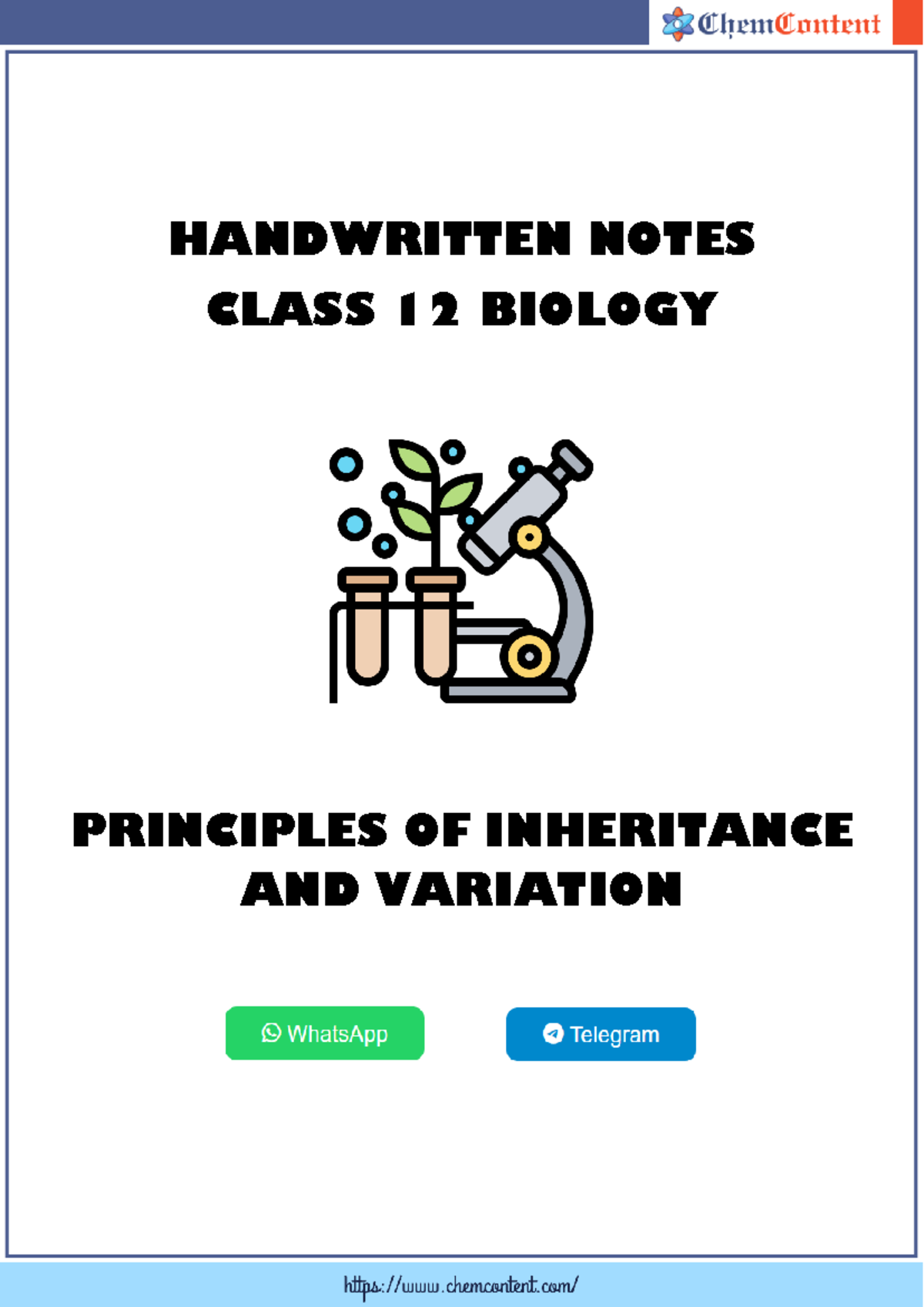 Chapter 5 Principles of Inheritance and Variation - Biology HL ...