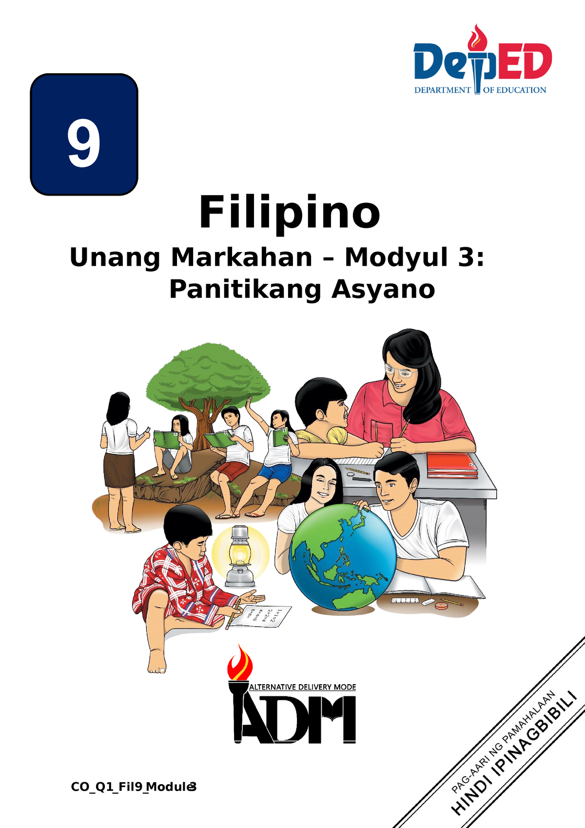 F9 Q1 Module 3 - FWEFWEFW - 9 Filipino Unang Markahan – Modyul 3 ...