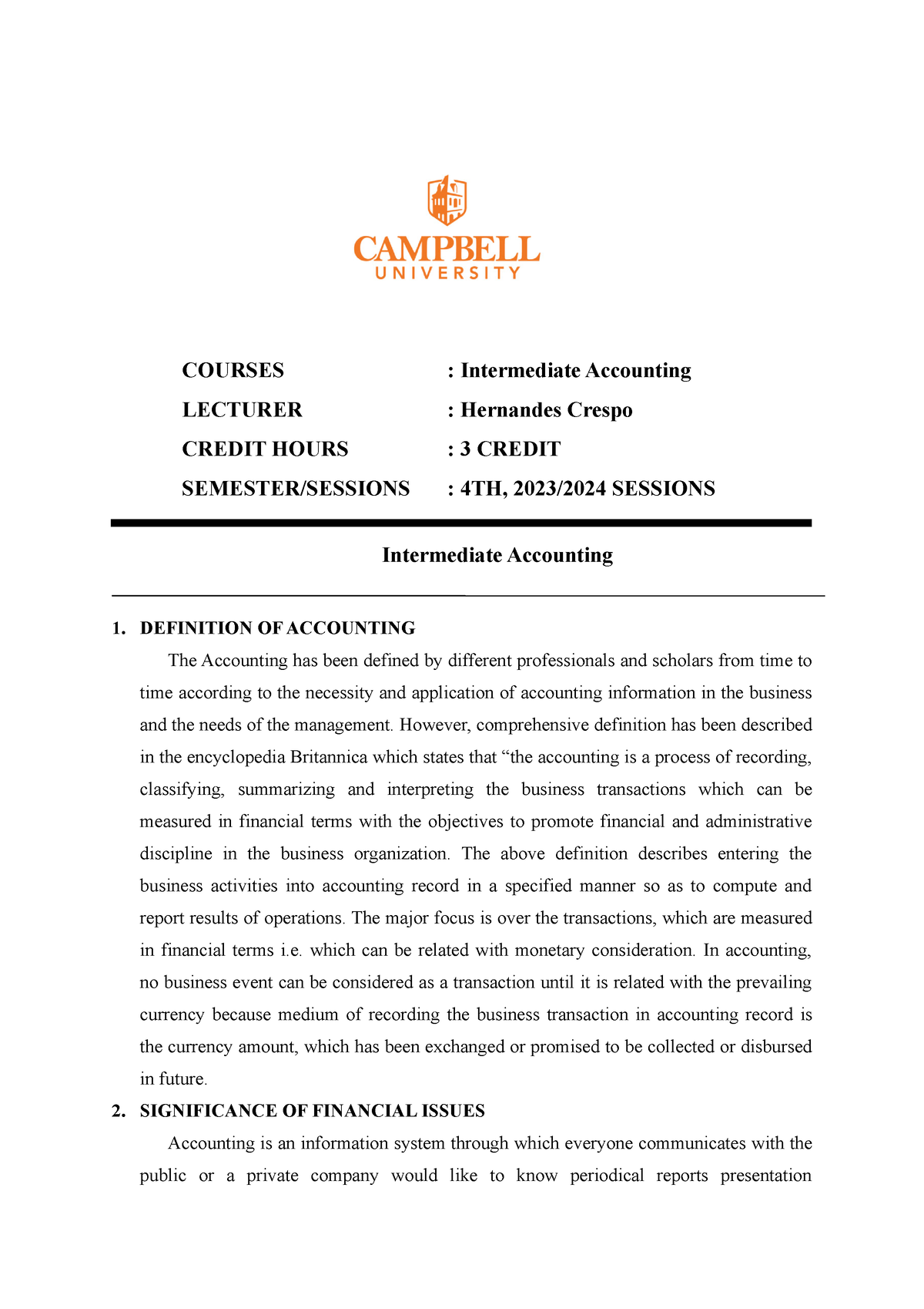 literature review on importance of accounting