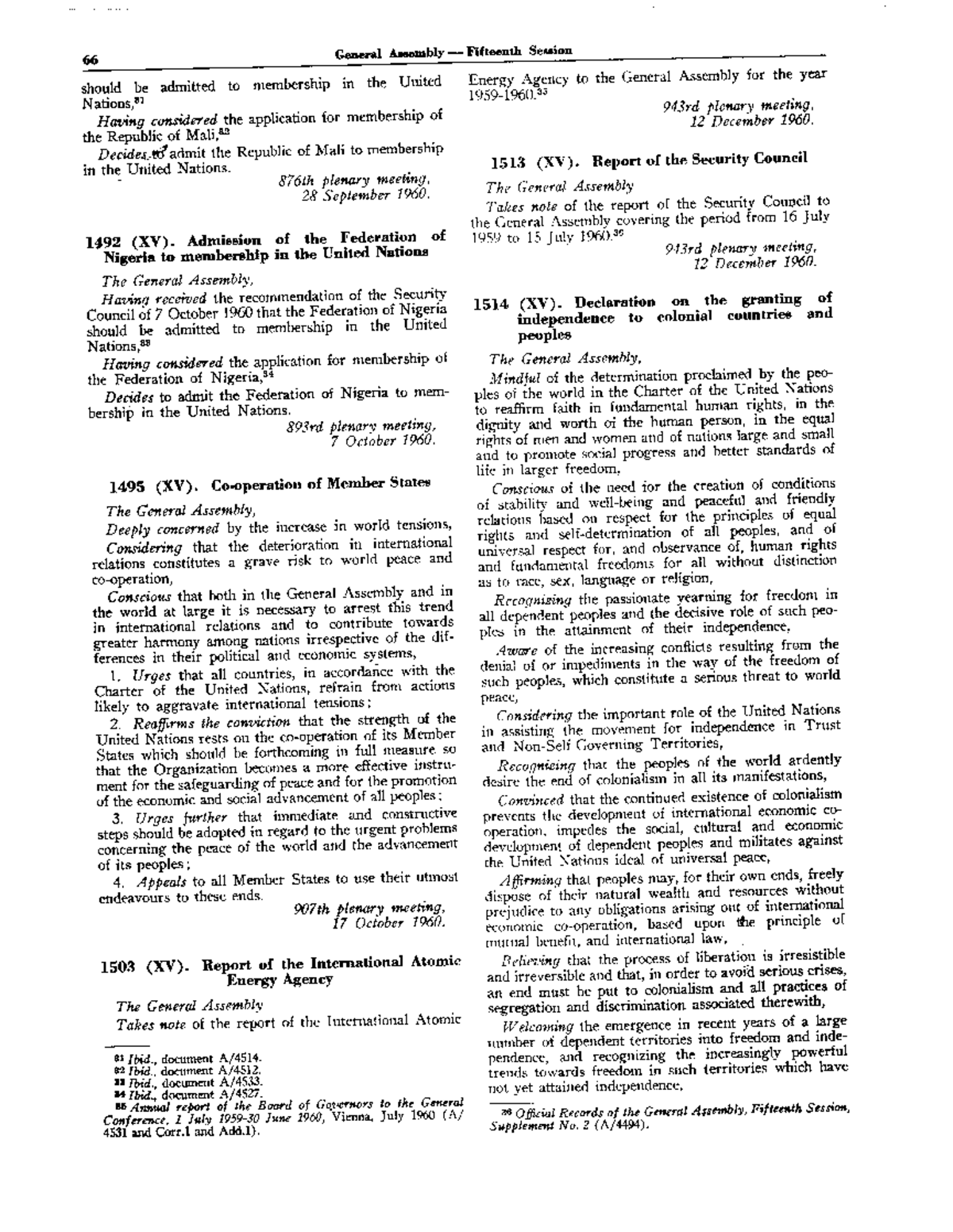 UNResolution 1514 read International Trade and Finance Studocu