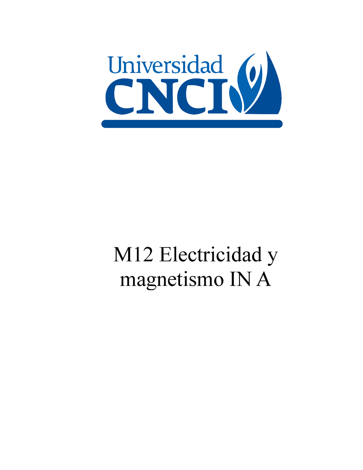 Actividad 1 Electricidad Y Magnetismo - M12 Electricidad Y Magnetismo ...