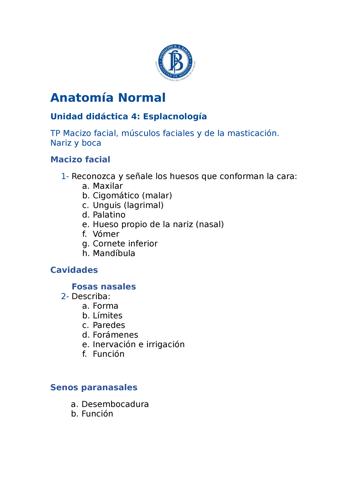 Guia TP 23 Lab - Ejercicios Esplacno - Anatomía Normal Unidad Didáctica ...