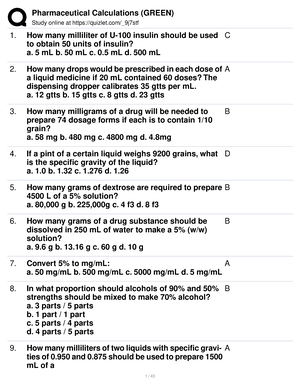 Biopharmaceutics ( Green Pacop) - Study Online At Quizlet/_9j7spn In ...