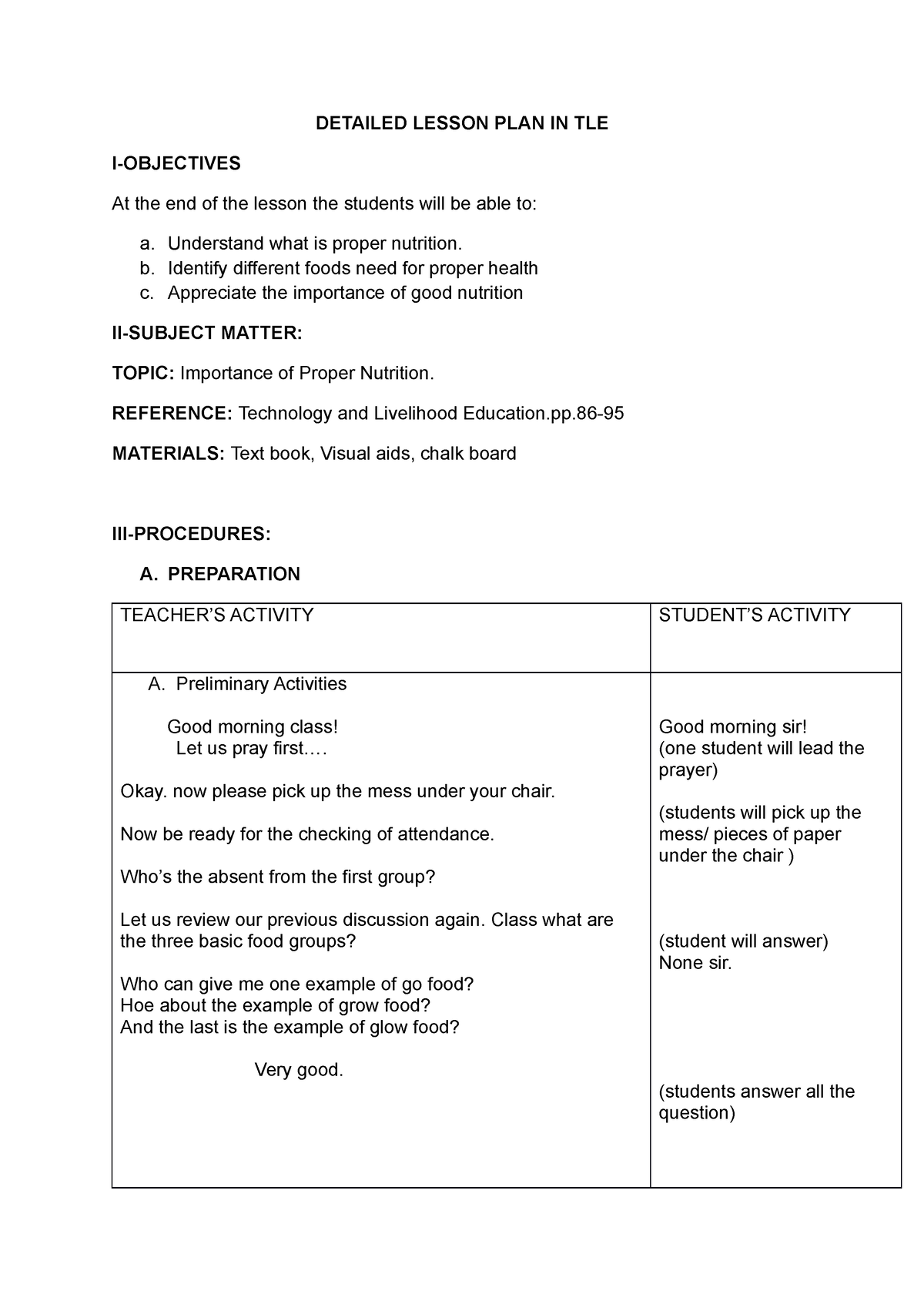 detailed-lesson-plan-in-tle-detailed-lesson-plan-in-tle-i-objectives