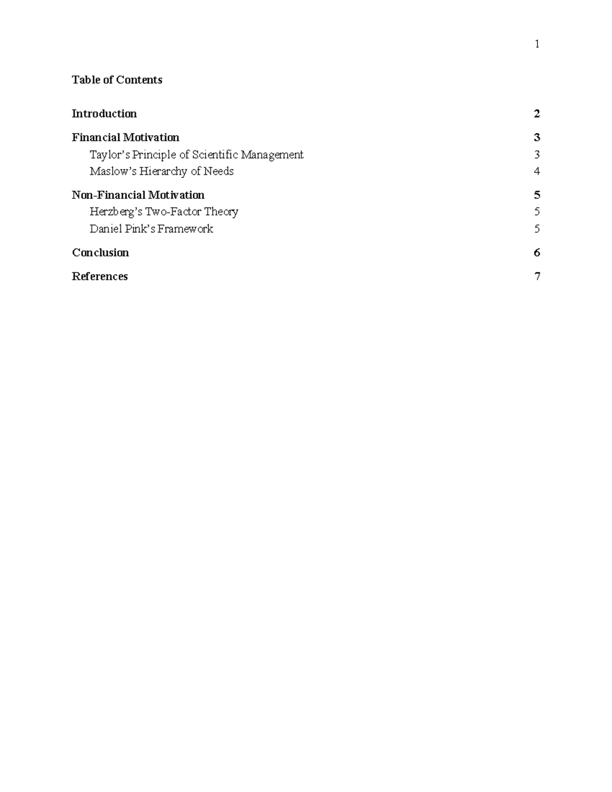 MHR523 Assignment example - Table of Contents Introduction Financial ...