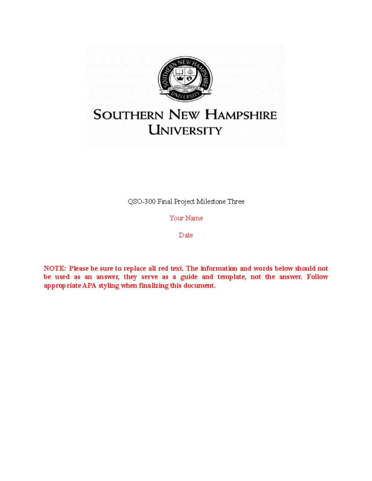 QSO 300 Milestone Three Template.cleaned - QSO-300 Final Project ...