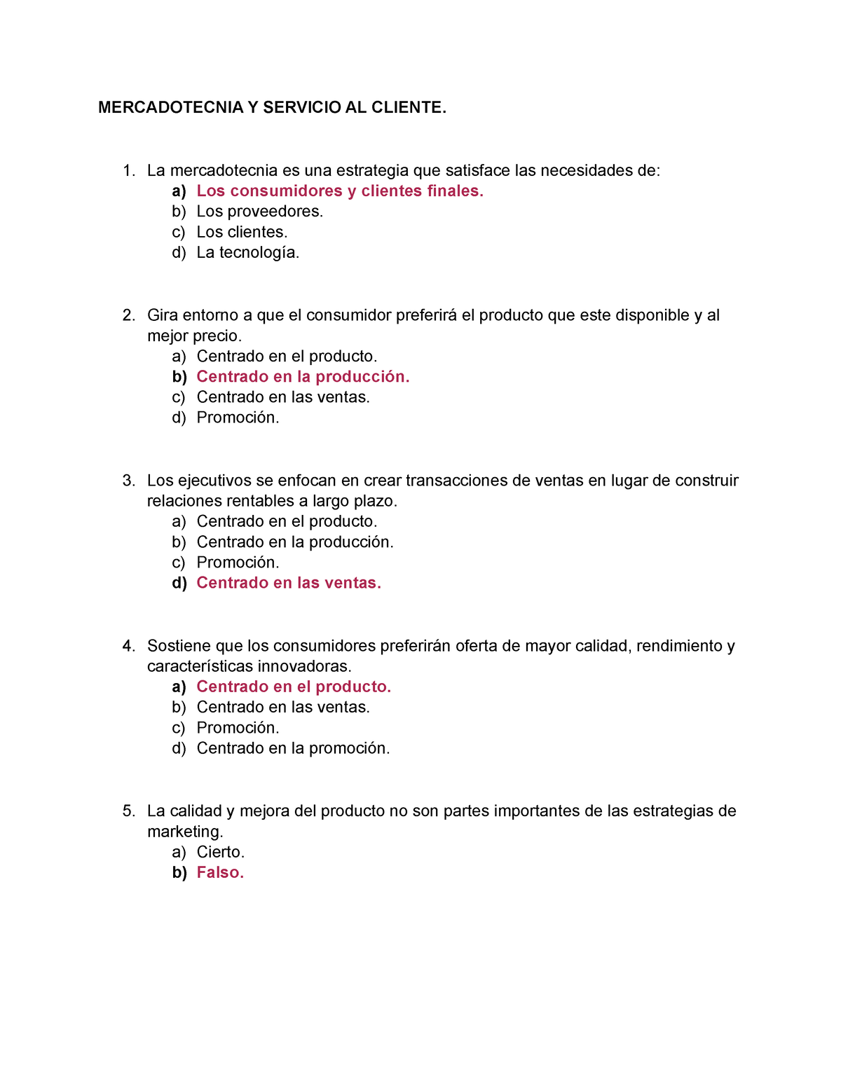 Mercadotecnia Y Servicio AL Cliente - MERCADOTECNIA Y SERVICIO AL ...