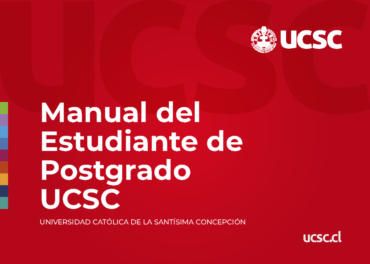 Manual Estudiante Postgrado UCSC 2021-1-1 - Manual del Estudiante de ...