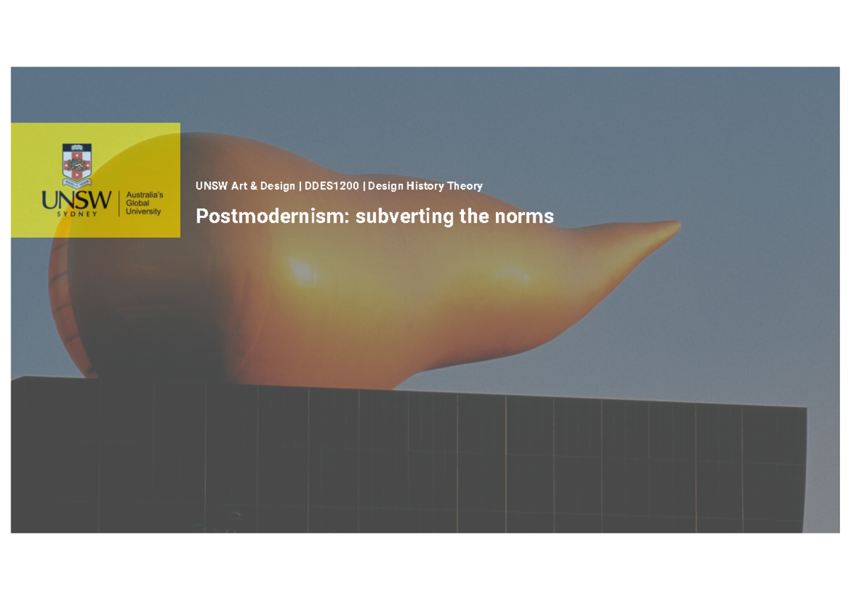 DDES1200 Lecture10 (2023) UNSW Art & Design DDES1200