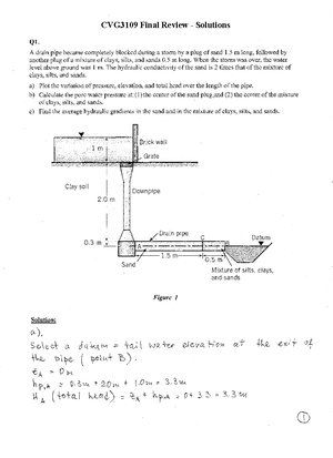 Cvg Final Revision Notes Variatio N React I On E F For T Tr