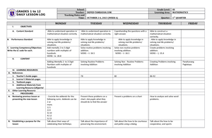 DLL Mathematics 3 Q1 W8 - Math DLL - GRADES 1 To 12 DAILY LESSON LOG ...