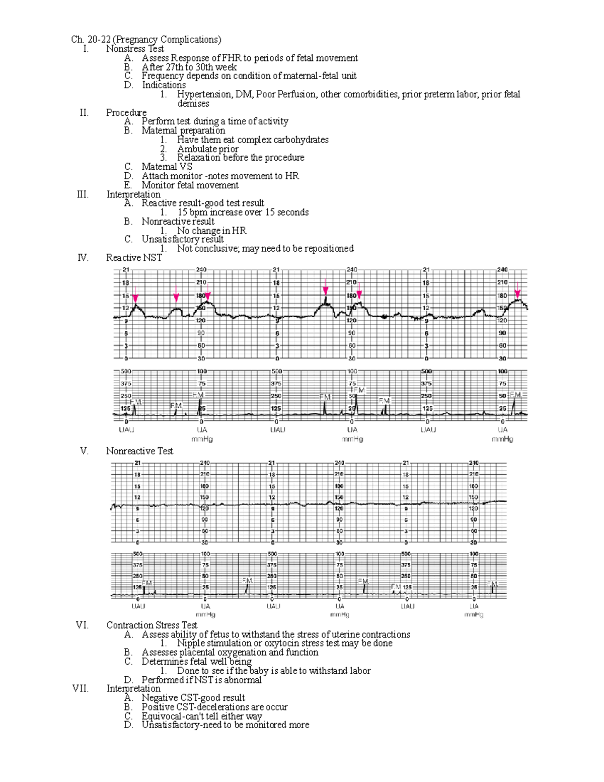 OB Exam 3 Summer - OB GYN - Ch. 20-22 (Pregnancy Complications) I ...