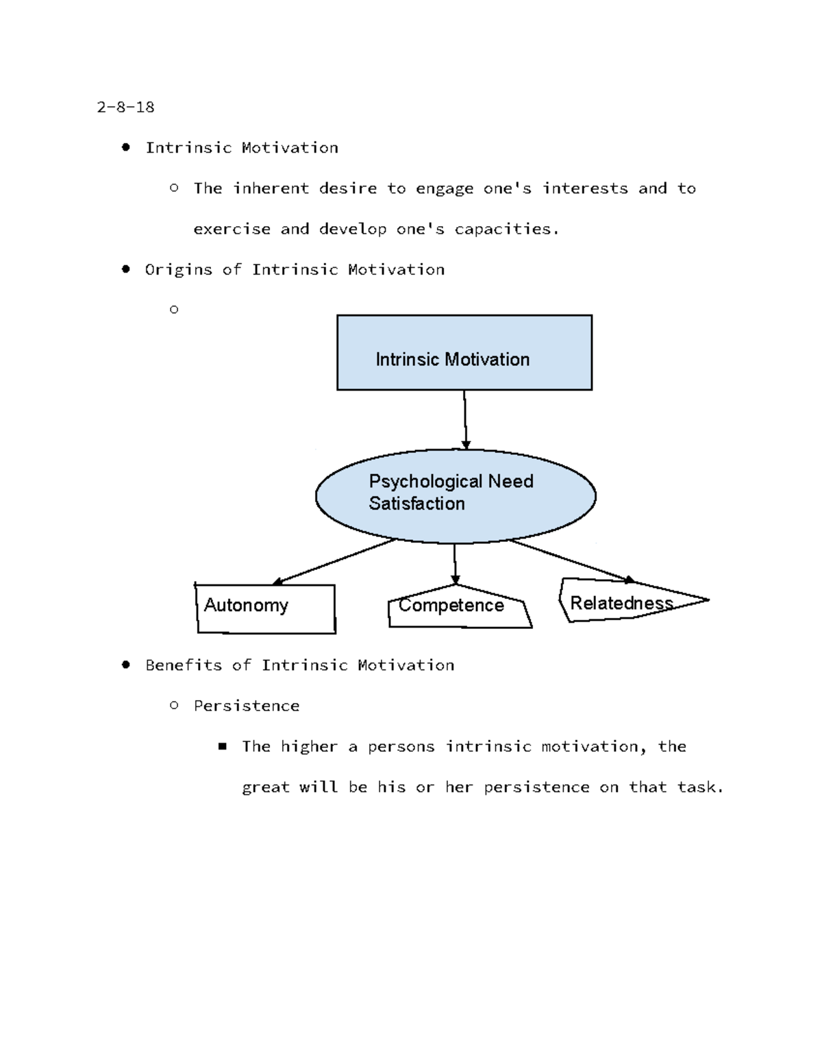 ME 6 - Kim Maclin- Motivation and Emotion Lecture 6 - 2-8- Intrinsic ...