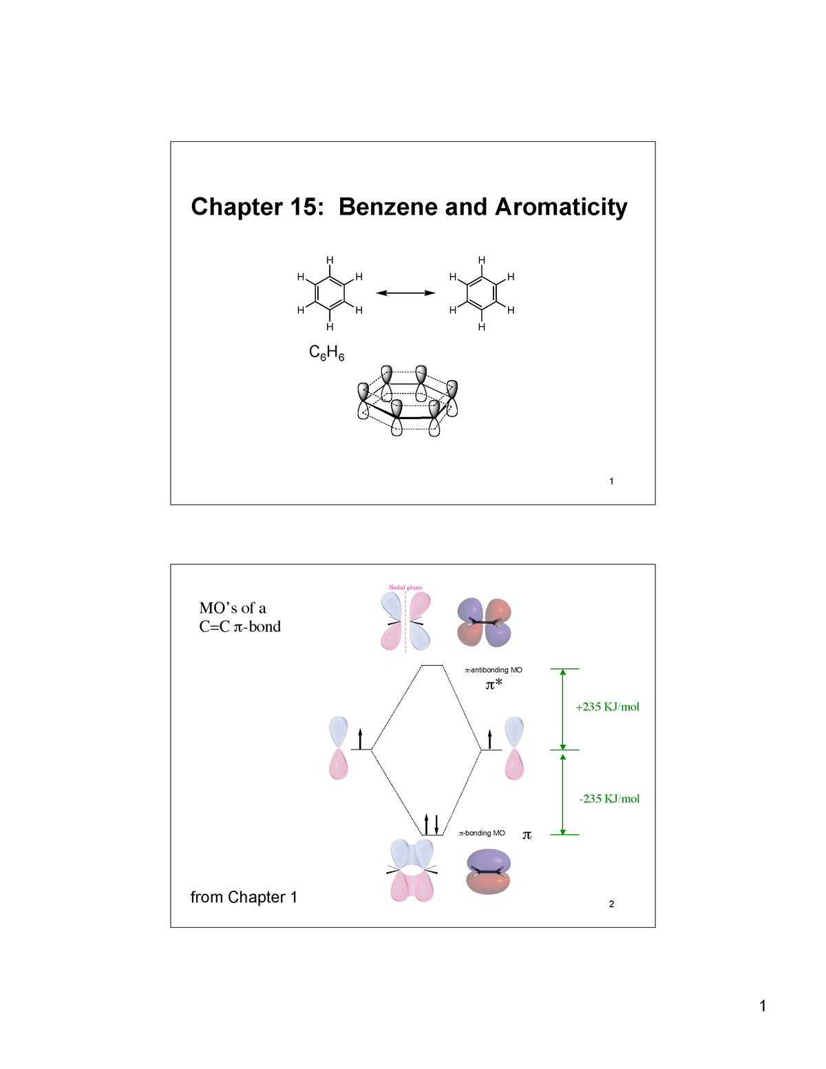 Chapter 15 - Benzene And Aromaticity - 1 Chapter 15: Benzene And ...