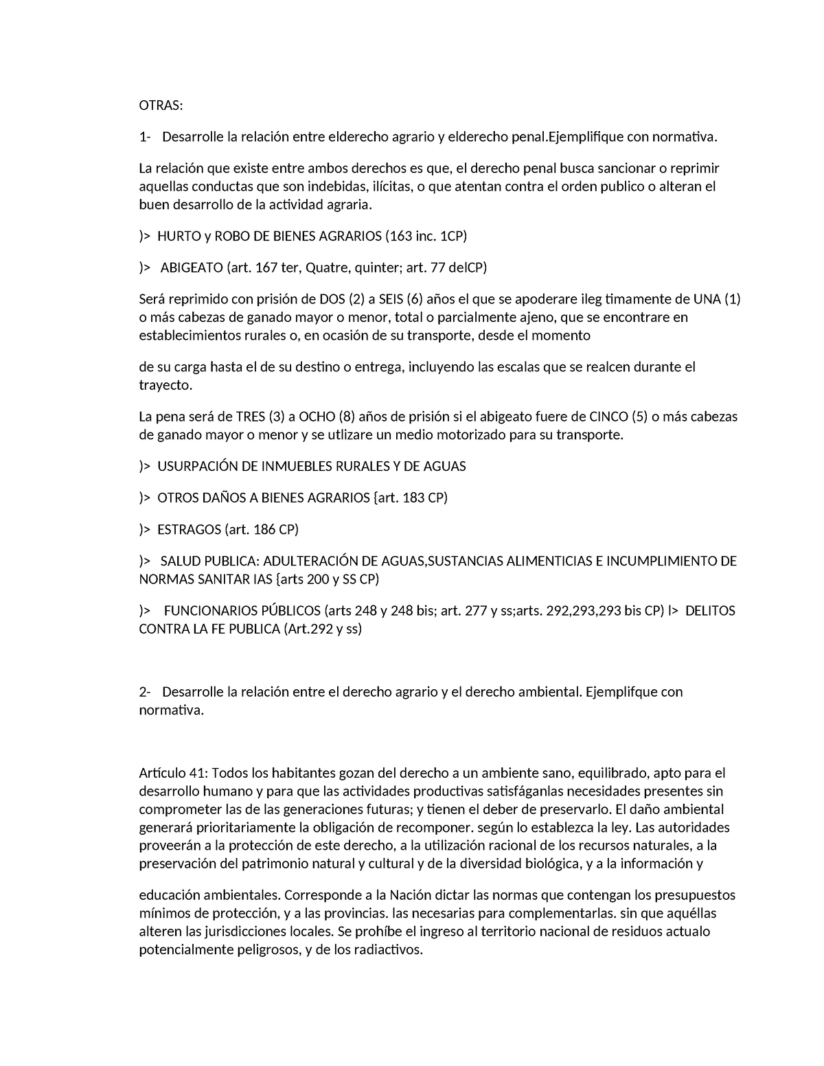 Preguntas Frecuentes - OTRAS: 1- Desarrolle La Relación Entre Elderecho ...