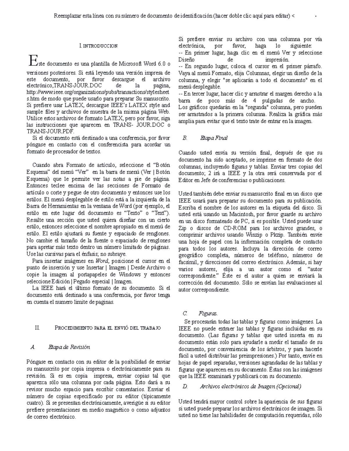 Formato-presentacion-documentos-normas-ieee - I. INTRODUCCION Este ...