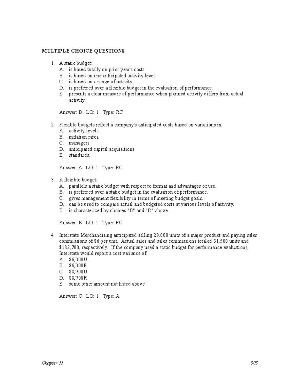 09-budgeting-multiple-choice-questions-a-static-budget-a-is-based