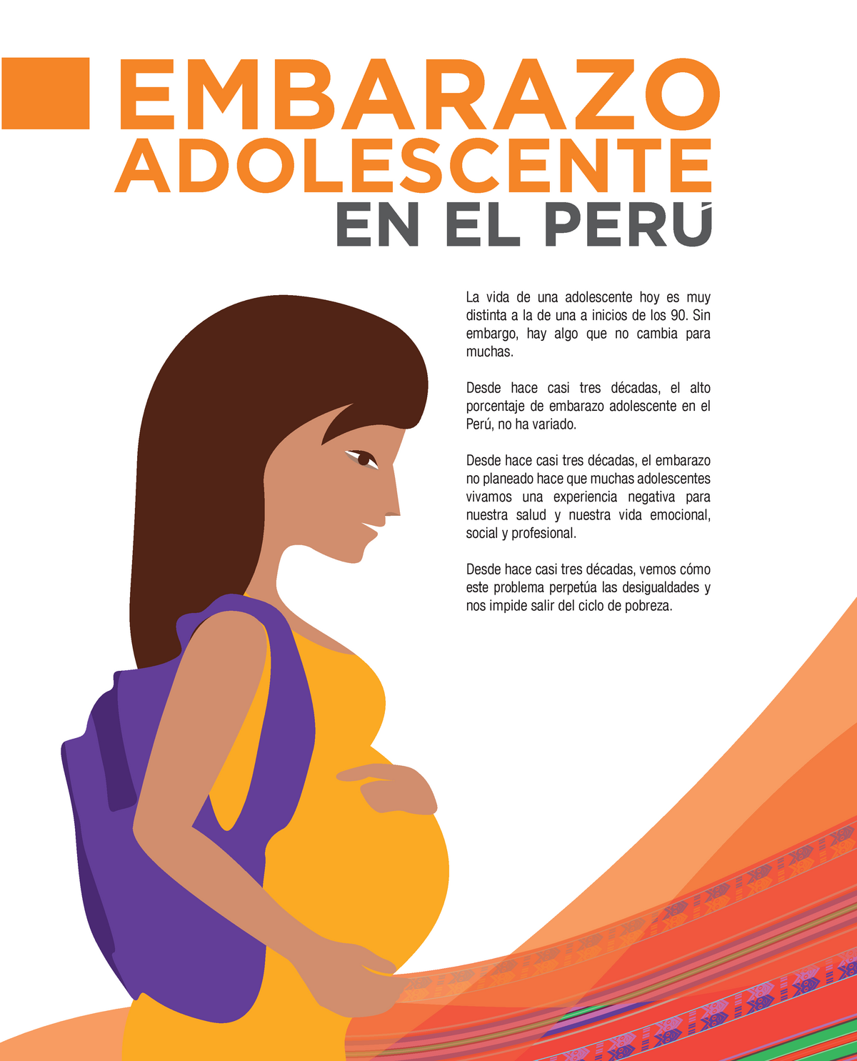 Infografia Embarazo Adolescente 25enero Infografiaslos Testimonios Que Recogen Distintos 7910