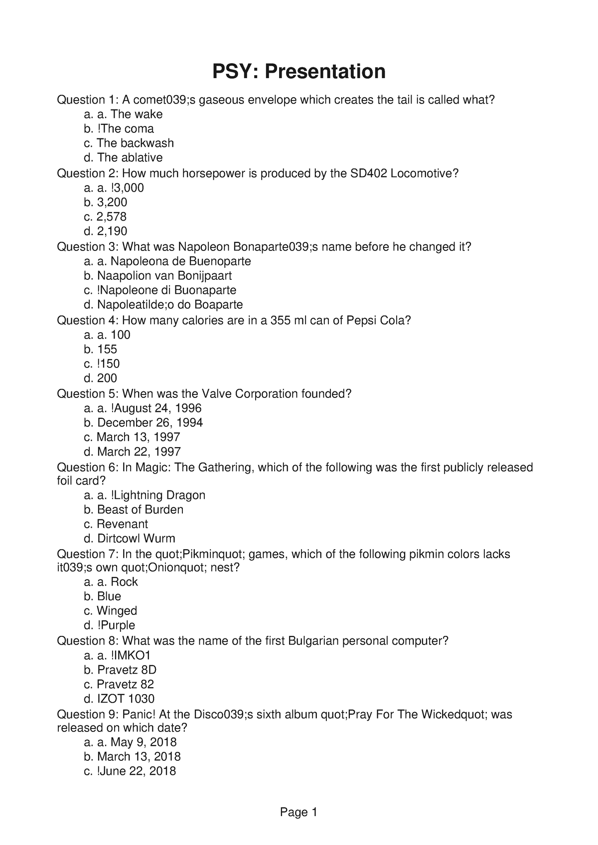 PSY238 Exam 7 - Studocu