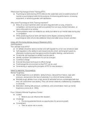 sport and exercise psychology personal statement