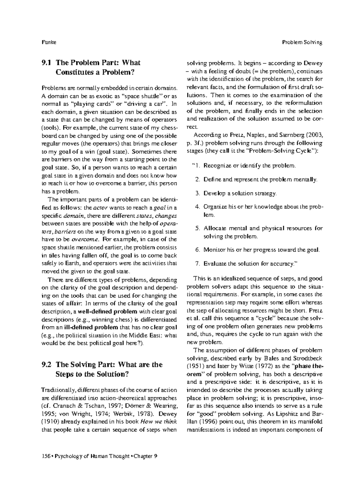 Psychology-11 - Research in the psychology of human thought - Funke ...