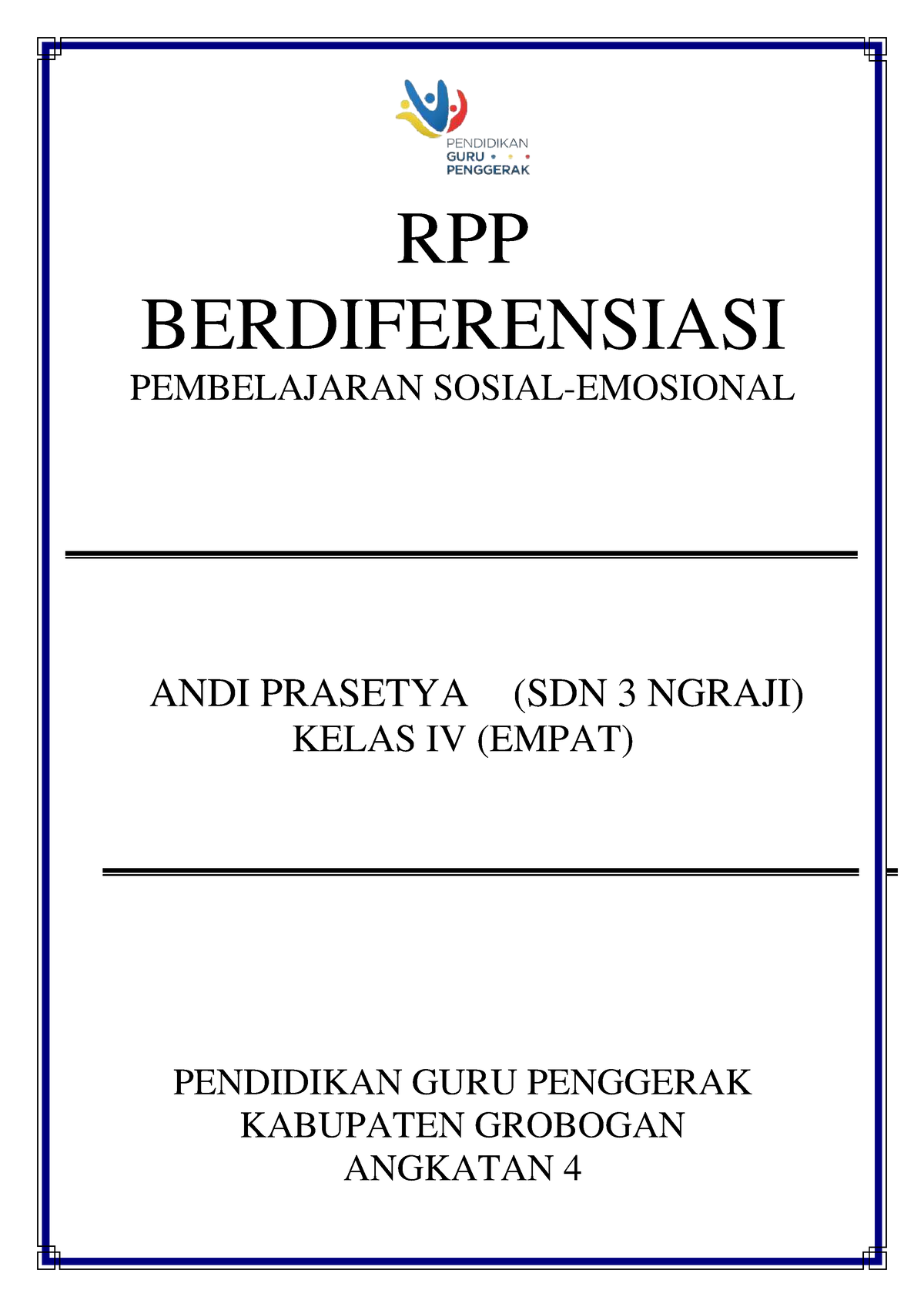 2.2.A.7 RPP Berdiferensiasi Pembelajaran Sosial Emosiaonal - RPP ...