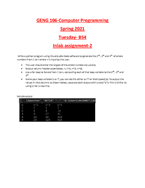 GENG-106 Lab08-1-2 - Qatar University College of Engineering, TIEE ...