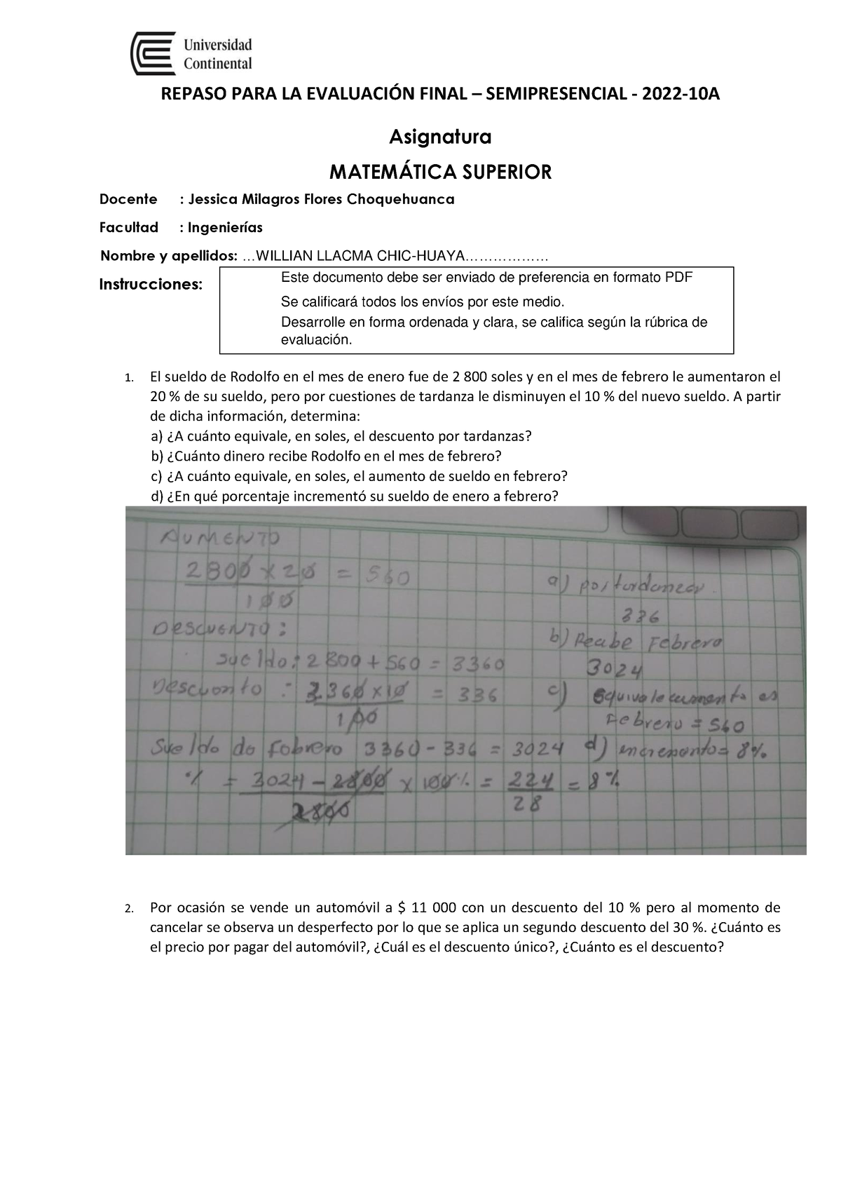 Repaso Evaluaci N Final Semipresencial Oficial Repaso Para La Evaluacin Final