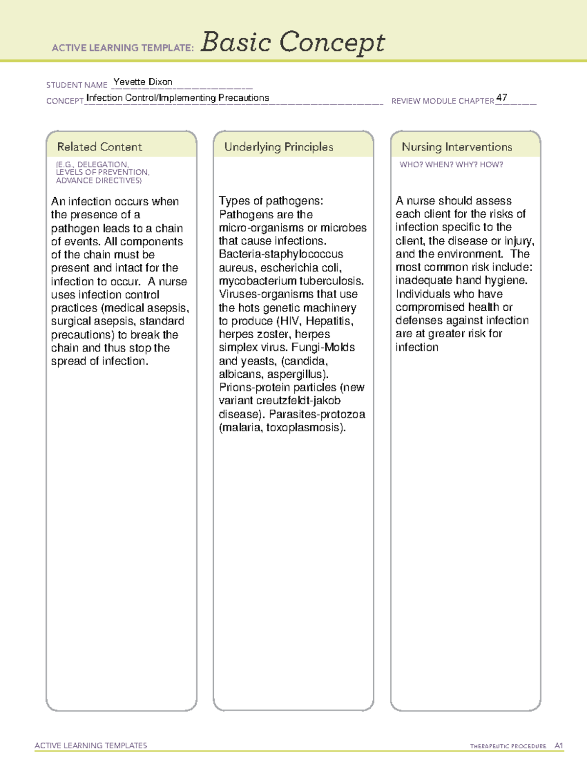 Active Learning Template Basic Concept - NURN 110 - ACTIVE LEARNING ...