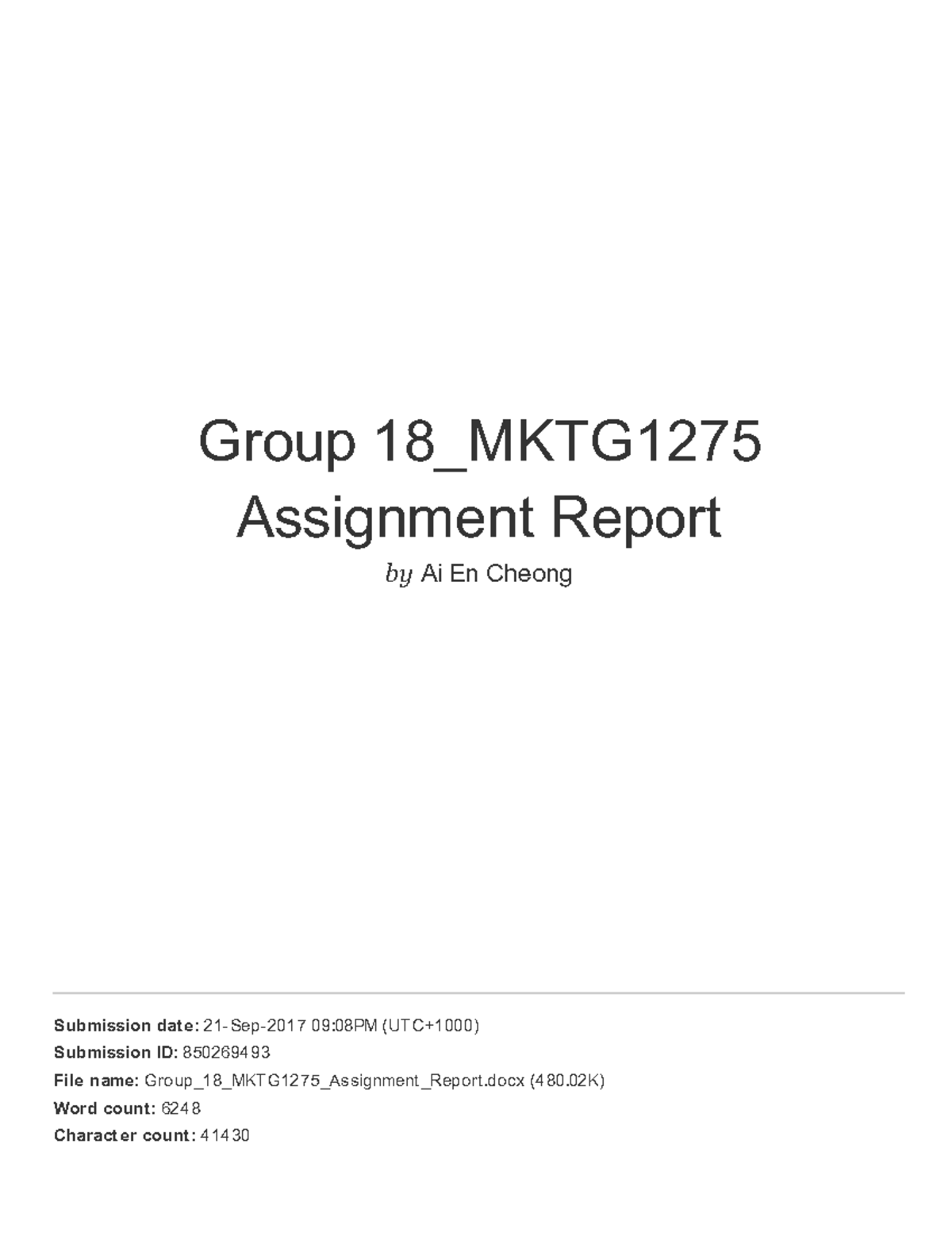 Sm Proj Hd Strategic Marketing Assignment Sample Hd Mktg1260