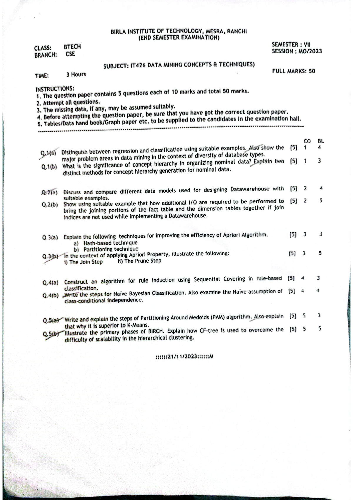 MID SEMESTER EXAMINATION - Information Retrieval - Studocu