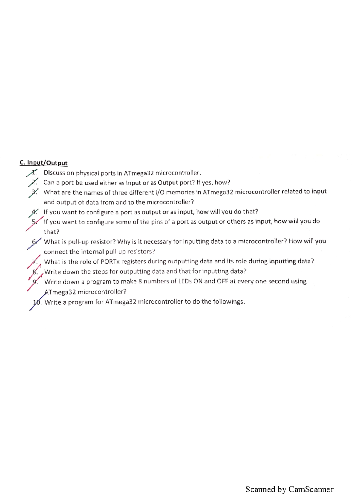Input-Output - NOTES - Microprocessors - Studocu