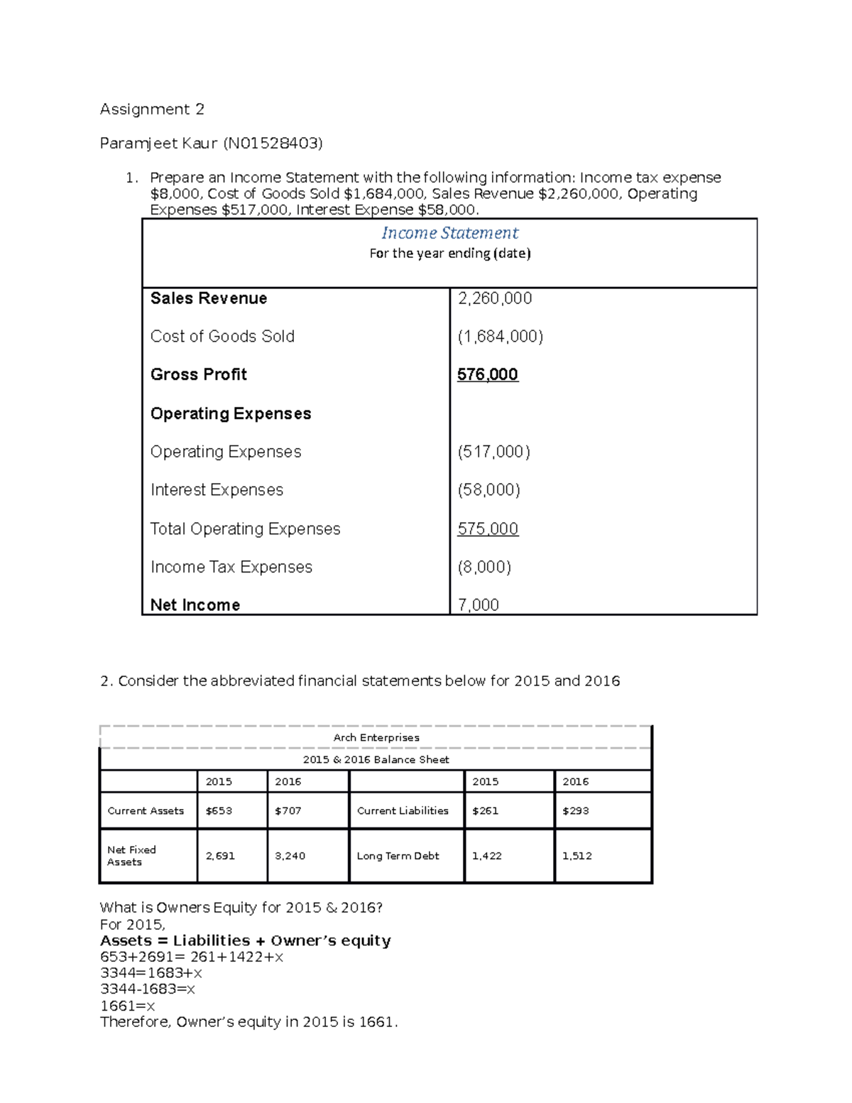 by income assignment