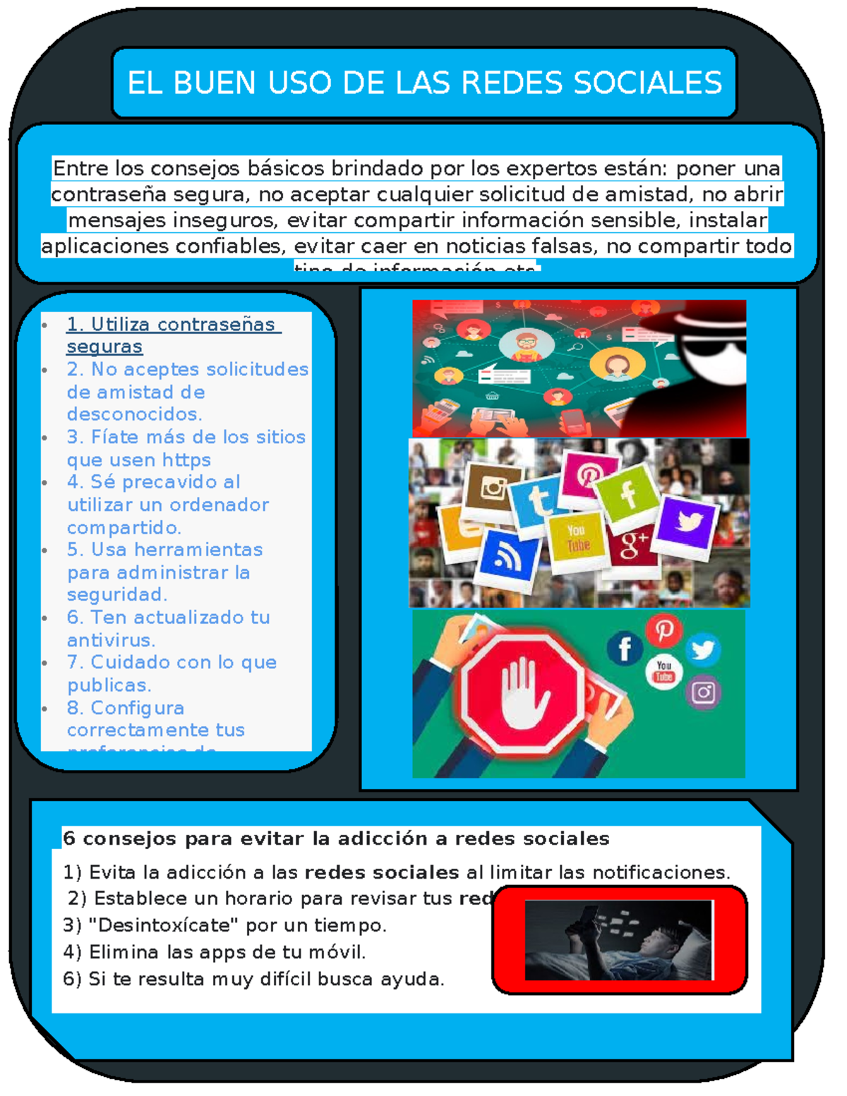El buen uso de las redes sociales - EL BUEN USO DE LAS REDES SOCIALES ...