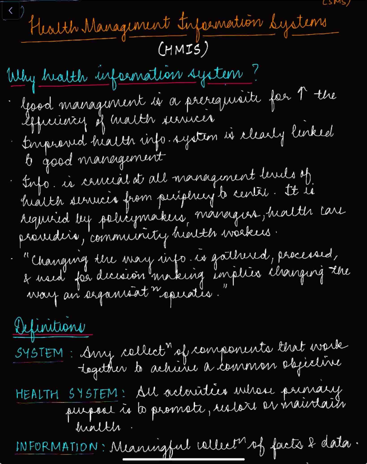 HMIS preventive and social medicine - ) Health Management Information ...