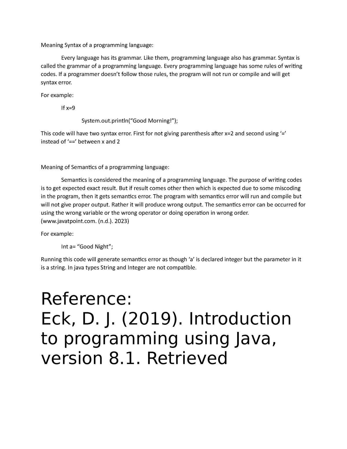 java-discussion-assignment-1-meaning-syntax-of-a-programming-language