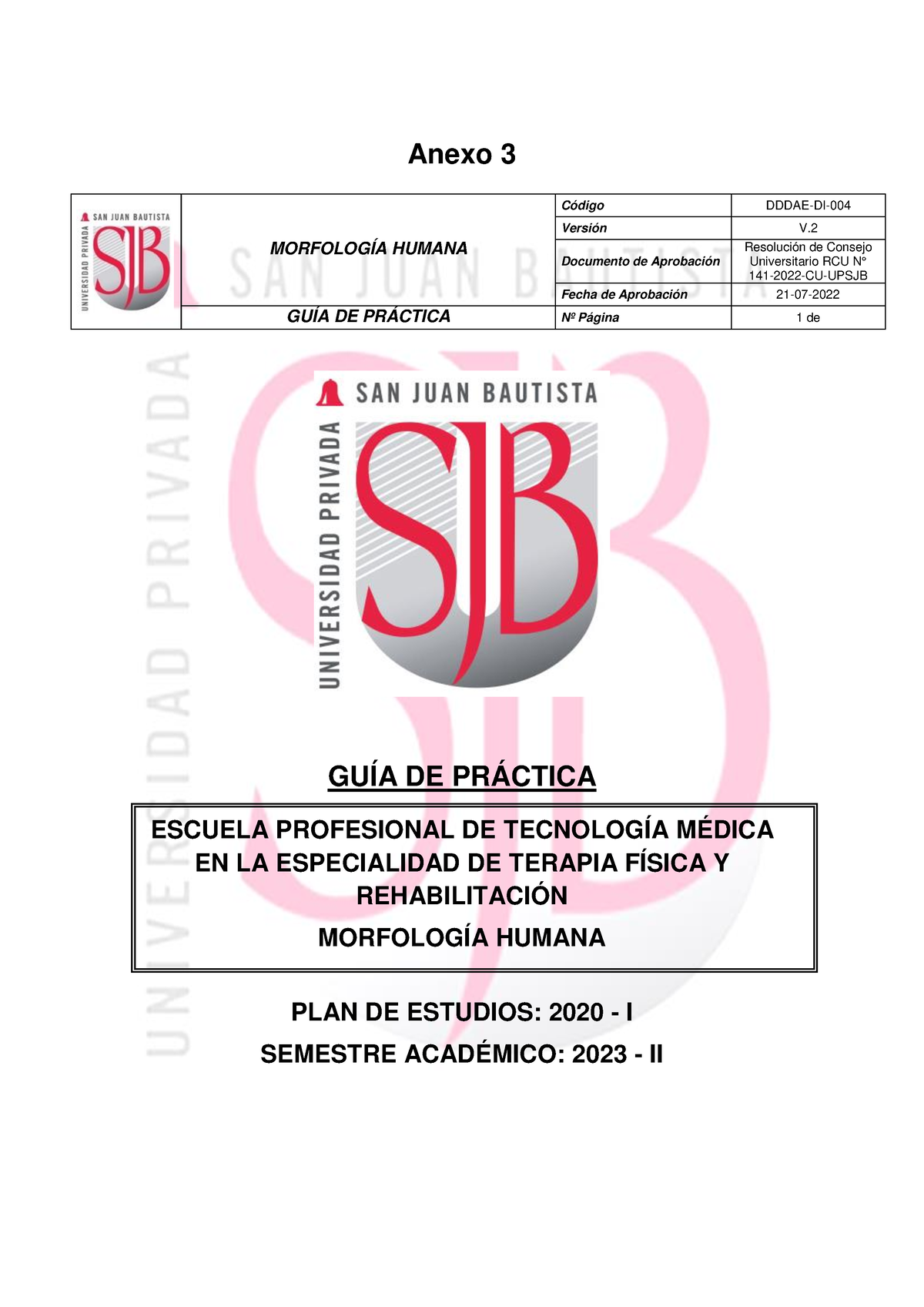 1er Morfología Humana - Guía - Anexo 3 MORFOLOGÍA HUMANA Código DDDAE ...