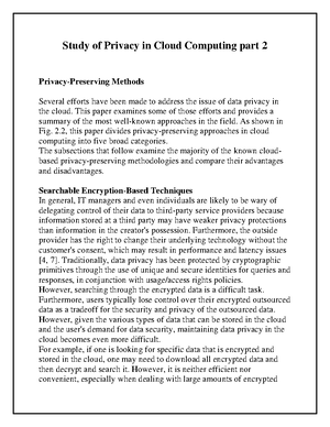 Study of Privacy in Cloud Computing part 1 - An Investigation Study of ...