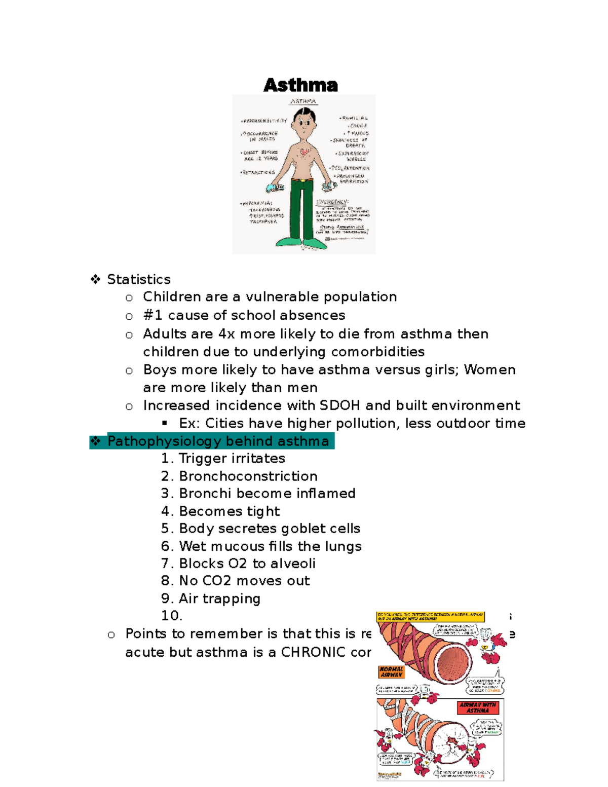 Asthma - Acid Base Balance - Asthma Statistics O Children Are A ...