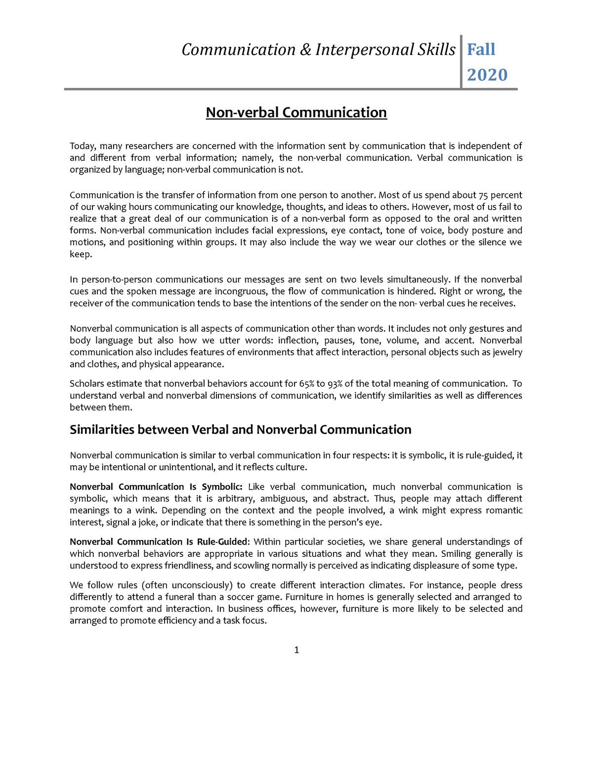 bs-psy-week-10-non-verbal-communication-handout-2020-non-verbal