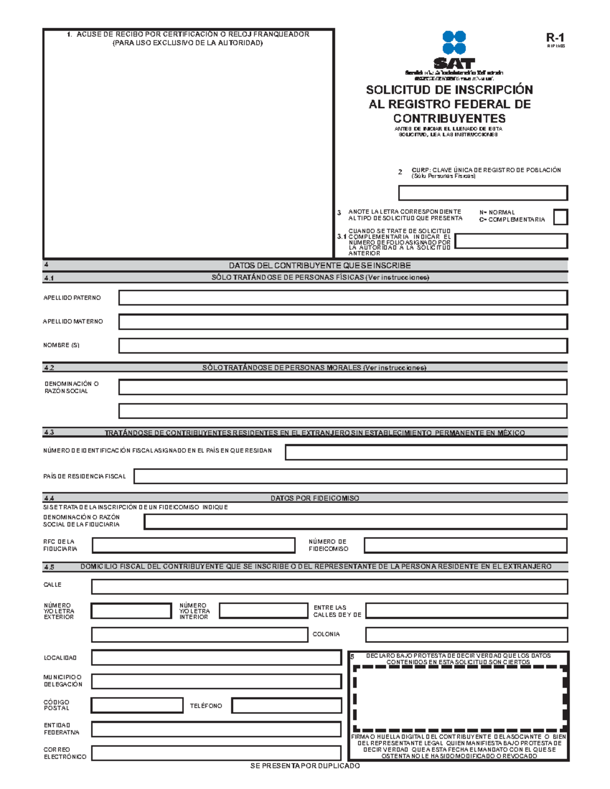 Forma 1shcp - Tcejur- Dgrppyc IAH 1 - ex i 2hi2sxsgse 2iv2vvixehy2hi2i ...