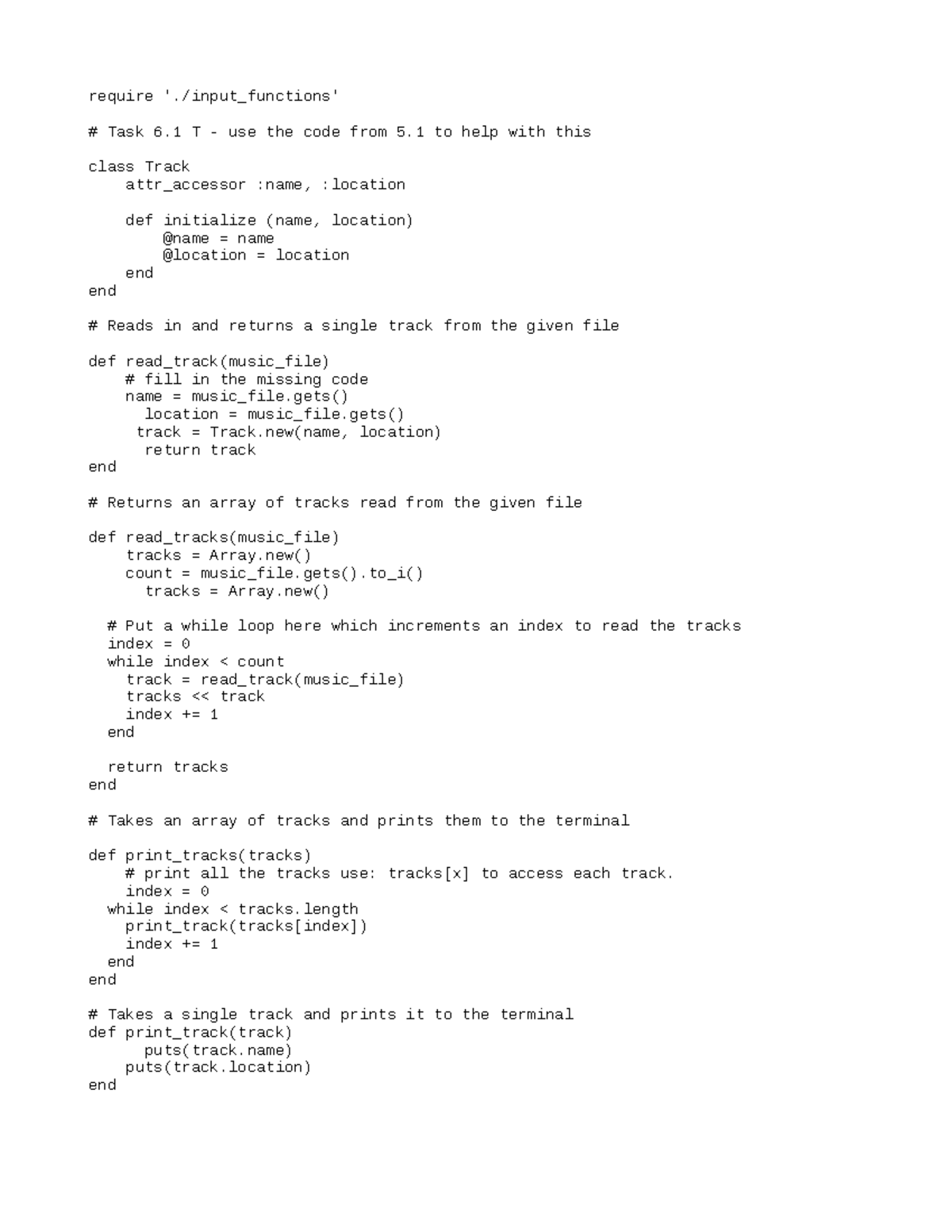 Sample question 6 for lecture in week 2 - require './input_functions ...