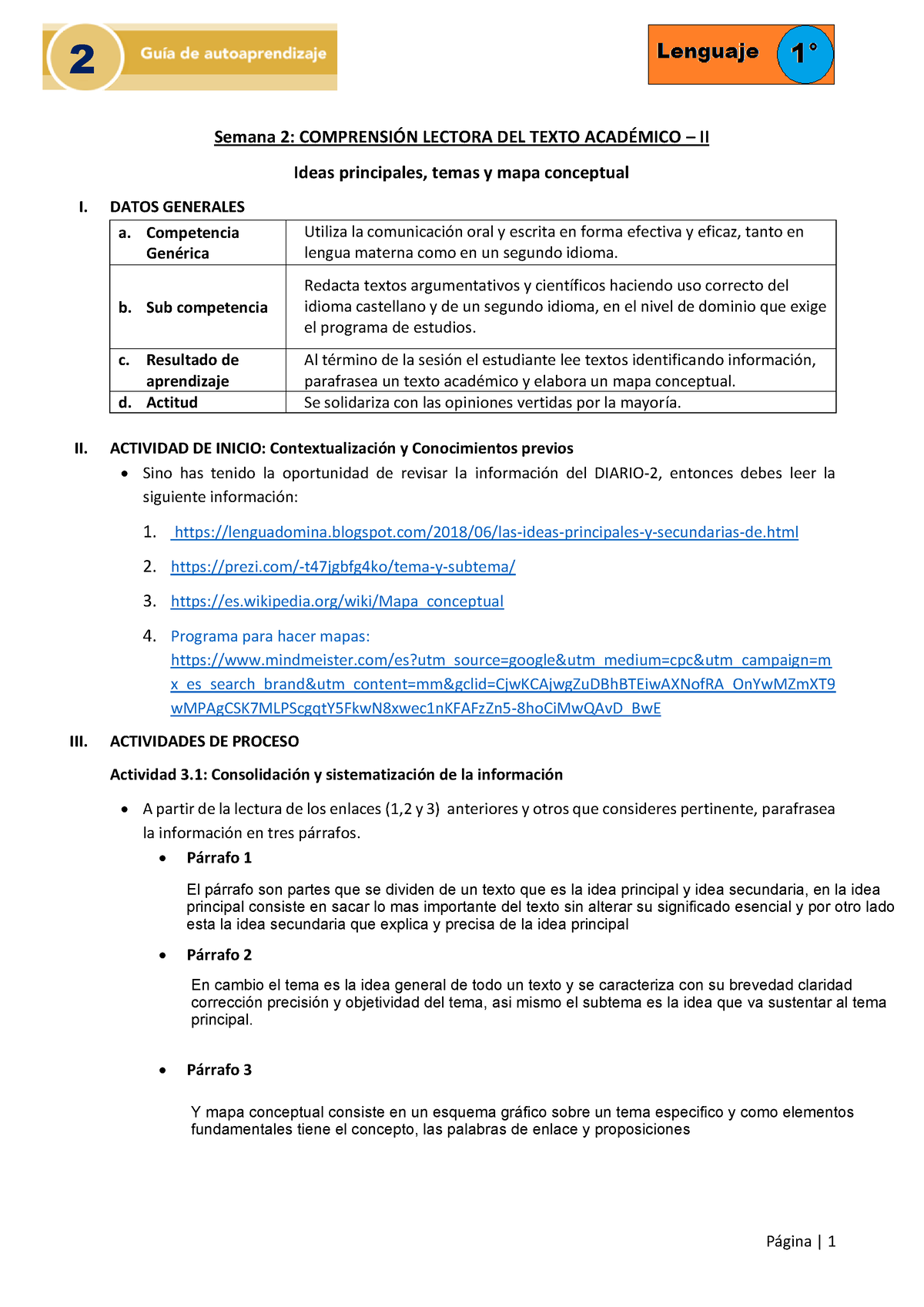 STU L1 GAP -2 - RESUELTO- PRÁCTICA SEMANA 2 - P·gina | 1 2 Semana 2 ...