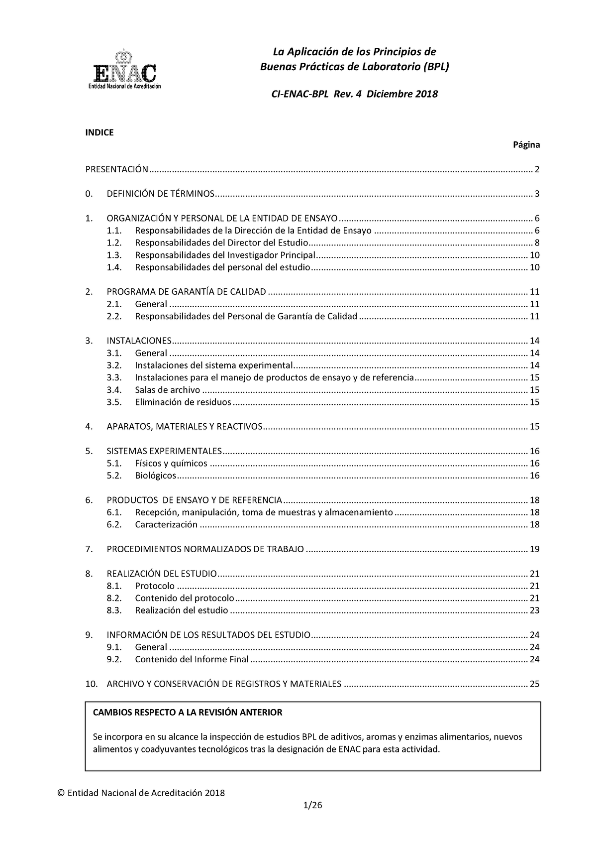 Buenas Prácticas De Laboratorio (BPL) ENAC - Buenas Prácticas De ...