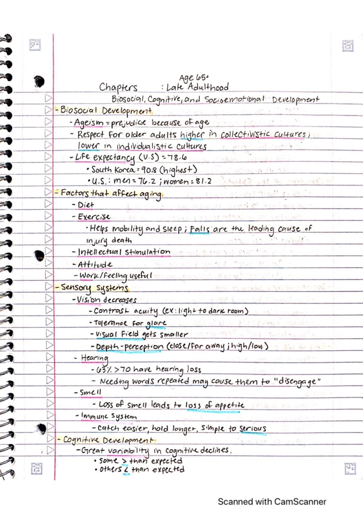 210 Chapter 15-16 Notes - PSYC 210 - Studocu