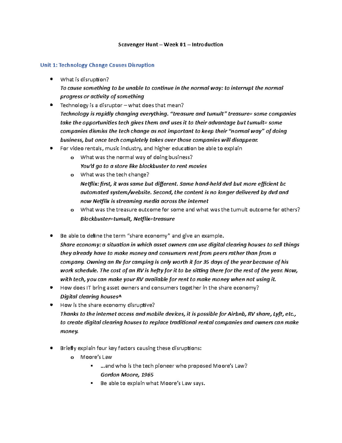All scavenger hunts for exam 1 - Scavenger Hunt – Week 01 ...