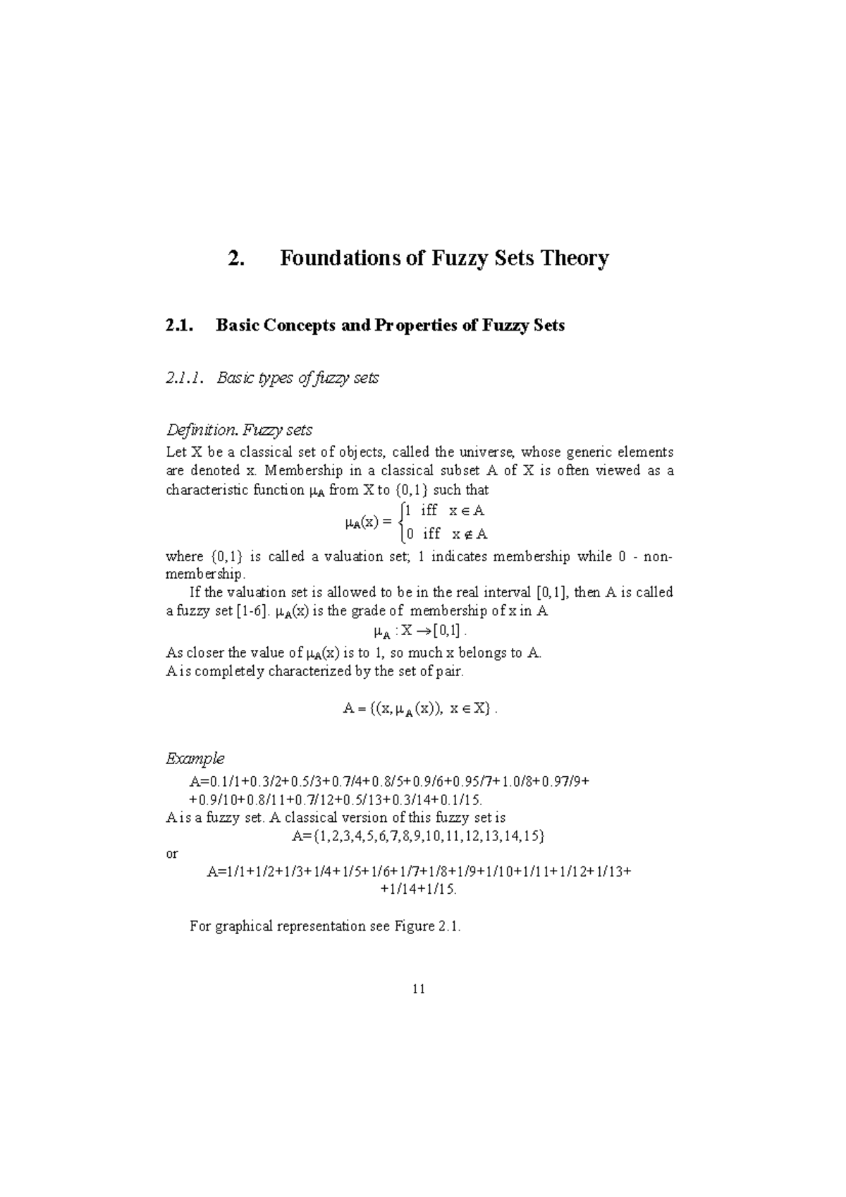 07 Fuzzy Systems - 11 2. Foundations Of Fuzzy Sets Theory Basic ...